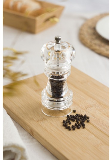 Akrilik Tuz - Karabiber Baharat Değirmeni Öğütücü 14 CM