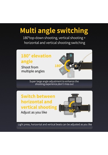 Puluz Manyetik Hızlı Açılan Kafa Kayışı Emniyet Kemeri Siyah