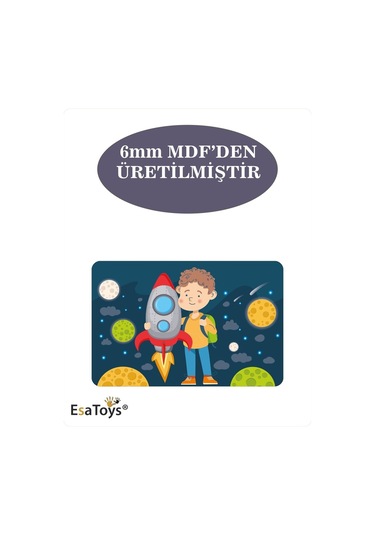 Ahşap 54 Parça Çocuk Puzzle-86