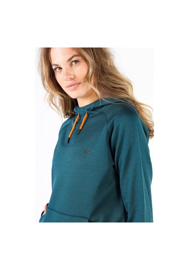 Woolona Scout Unisex Kapüşonlu Sweatshirt - Gre Green