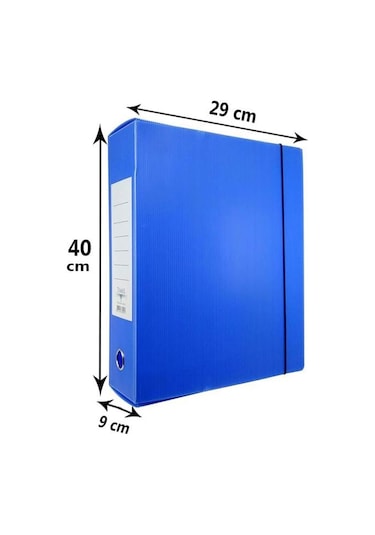 Arşiv Ve Proje Kutusu 29x40x9cm Mavi 1 Adet