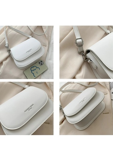 Fosenze 2023 Yaz Modası Kadın Çapraz Sırt Çantası - Geniş Kapasiteli Şık Siyah Omuz Çantası Siyah