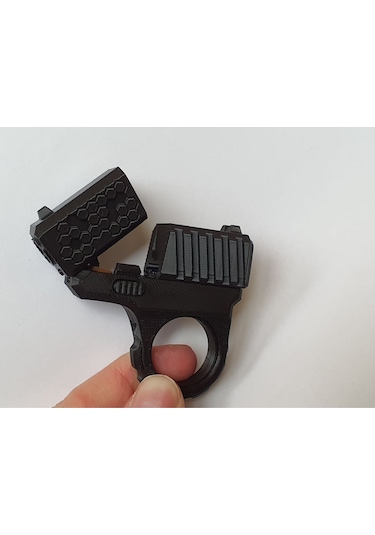 Gun Toy Fidget Spinner Stres Çarkı 3d
