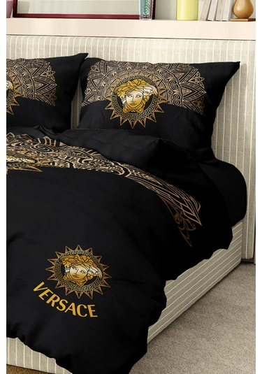 Marka Nevresim Takımı Çift Kişilik Pamuklu Saten Kumaş 6 Parça 3d Dijital Baskı Duvet Cover Set Model No:109 Renkli