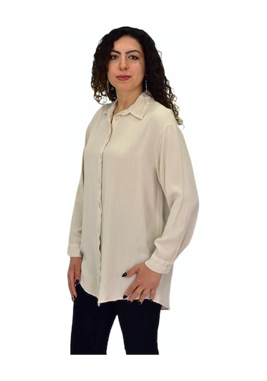 Shine Kadın Uzun Kol Gömlek Bgl-st04647 Taş