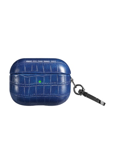 Airpods Uyumlu Pro Timsah Dokusu Kulaklık Koruyucu Kılıf İçin Kraliyet Mavisi Mavi