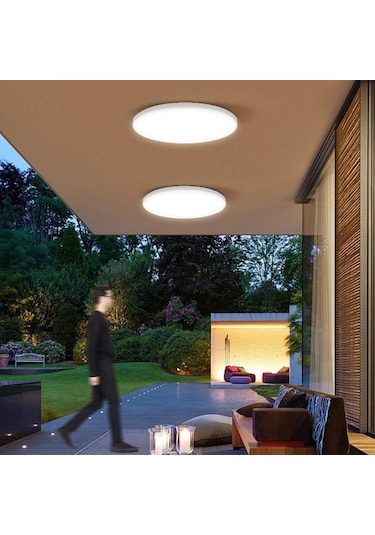 Led Radar Algılama Tavan Lambası Akıllı Panel Işıkları Hareket Sensörü Lamba Koridorlar Koridor Koridor Merdivenler Ev Tavan Işık 20w