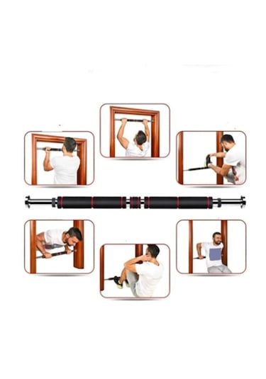 Mobee Koridor Barfiks Barı 80-130 Cm Ayarlanabilir Barfiks Çubuğu