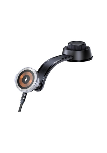 Phixi Force M18 15w Hızlı Şarj Kablosuz Araç Şarj Cihazı Tutucu, Manyetik Katlanabilir Telefon Tutucu