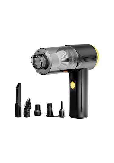 Shineyee Kablosuz Araç Şarjlı Güçlü Emişli 3700pa Taşınabilir Hızlı Şarj Vakum Makinesi