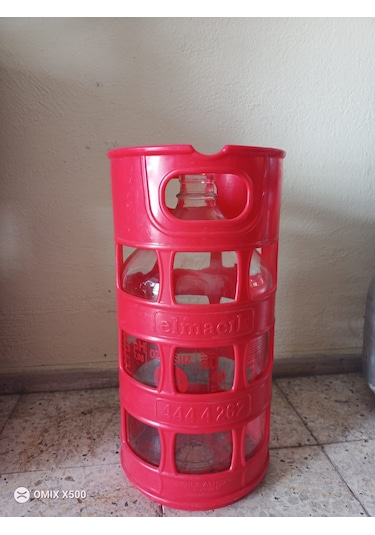 Cam Damacana 15 Litre + Yaylı Kapak Şeffaf