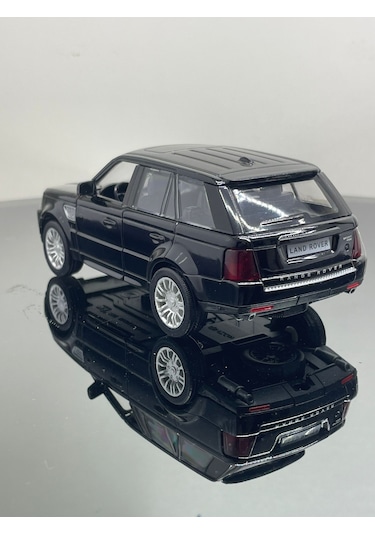 Land Rover 1:32 Ölçek Metal Çek Bırak Model Araba 12 Cm - Siyah