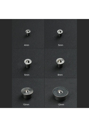 6 Adet Yuvarlak Ahşap Pin Lokasyonları 4-12mm Dowel Pins Merkez Nokta Seti Ahşap İşleme El Sanatları Kelepçe Çelik Aletler