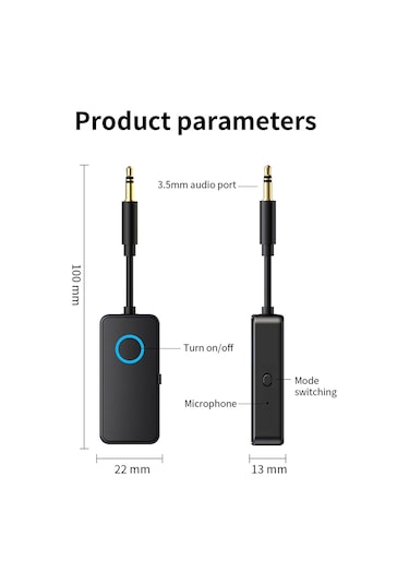 Kablosuz Bluetooth Ses Adaptörü Alıcı & Verici, Hd Ses, Gürültü Önleme M30