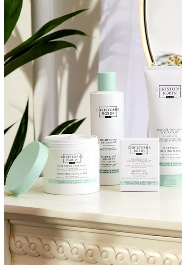 Christophe Robin Nemlendirici Krem Peeling 250ml, %96 Doğal, Hassas Saç Derisi Için