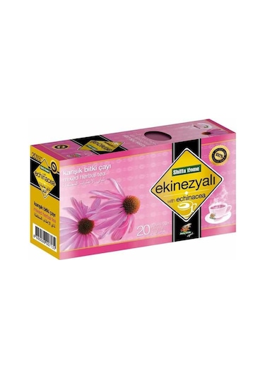 Shiffa Home Ekinezyalı Doğal Bitki Süzen Poşet Çay 20 x 1.75 G