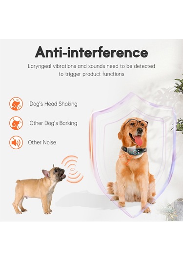 Geeroyoo Suya Dayanıklı Akıllı Köpek Eğitim Tasması: 8 Seviyeli Titreşim Ve Ses İle Havlama Kontrolü, Renkli Ekran, Tüm Köpekler İçin Uygun Siyah