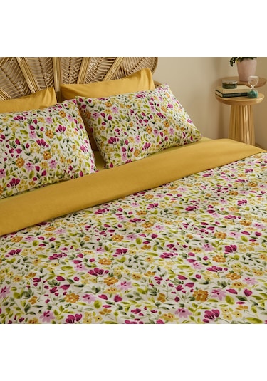 Sarah Anderson Bloomsy Çift Kişilik Nevresim Takımı Pembe Pembe