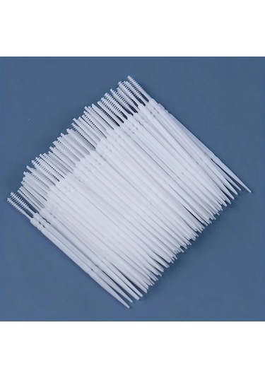 Willowhaven 200 Adet Pembe Çift Başlı İnterdental Fırça - Diş Eti Bakımı, Plak Temizleme