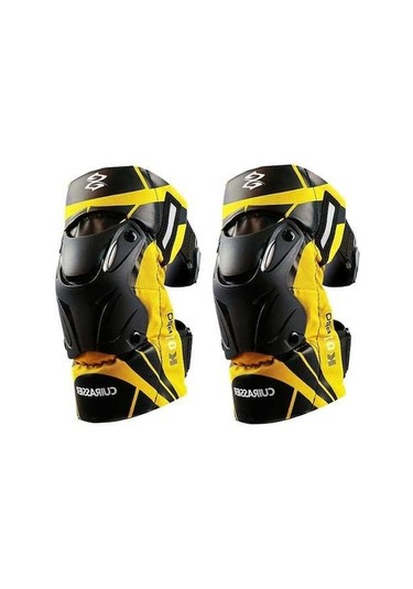 Ebitda Koruyucu Motosiklet Dizliği 2 Adet - Sarı, Yüksek Koruma Ve Ergonomik Tasarım Sarı