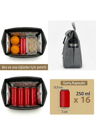 Frelso Termal Beslenme Çantası Gri