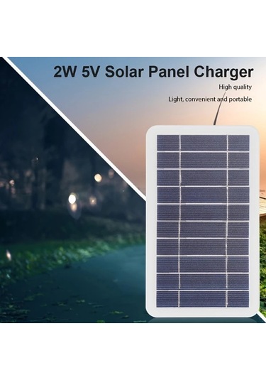 Xuweiwei 2w Taşınabilir Güneş Enerjili Usb Şarj Cihazı - Seyahat Kamp Ve Outdoor
