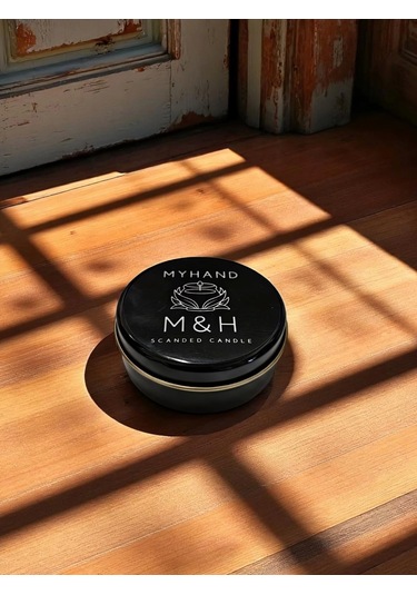 Myhand Soyawax Siyah Teneke Eternal Love Esans Kokulu Mum 60 Gr Siyah