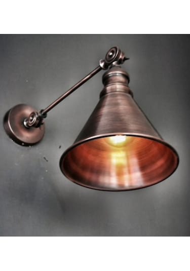 Rıolıght Bakır Eskitme Mafsallı Hareketli Aplik Eskitme