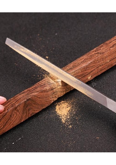 Depomega 5 Parça Profesyonel Büyük Boy Ahşap Oyma Eğe Törpü Seti 30 Cm