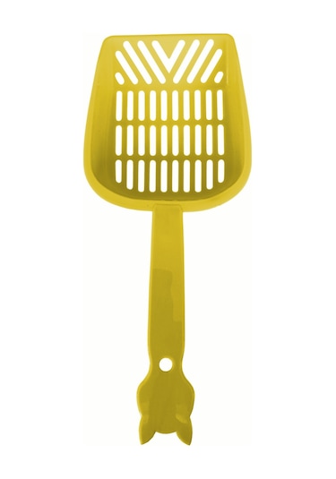 Markapet İnce Elekli Kedi Kumu Küreği Large 11 x 27 CM