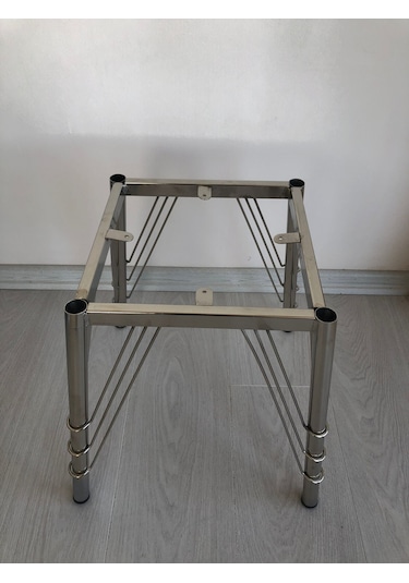 Metal, 40 Cm Krom Kaplama Sandalye Ayağı 2 Adet