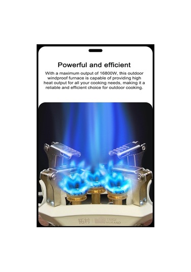 Taşınabilir Gaz Sobası Açık Soba Gümüş