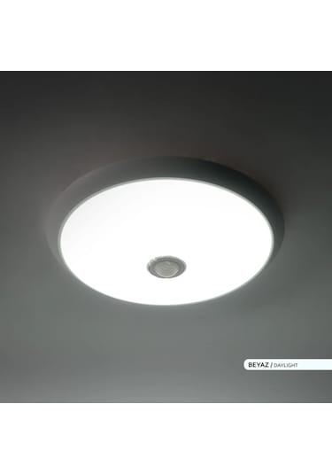 ACK AC17-00130 Sensörlü Led Tavan Armatürü 18 W Beyaz 6500K Beyaz
