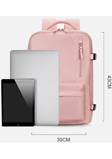 Suntek Seyahat Sırt Çantası Hafif Su Geçirmez Spor Pembe Pembe