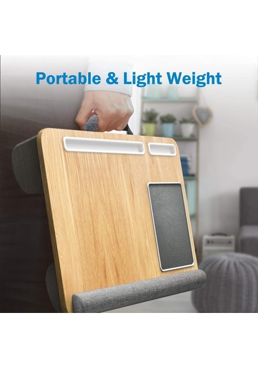 Konfeksiyon-Market Hodbehod Çok Amaçlı Laptop Sehpası Yastıklı Notebook Masası