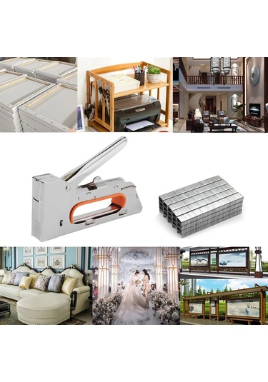 Conventions1 Döşeme Zımba 4/6/8mm Kağıt Pencere Tacker Araçları