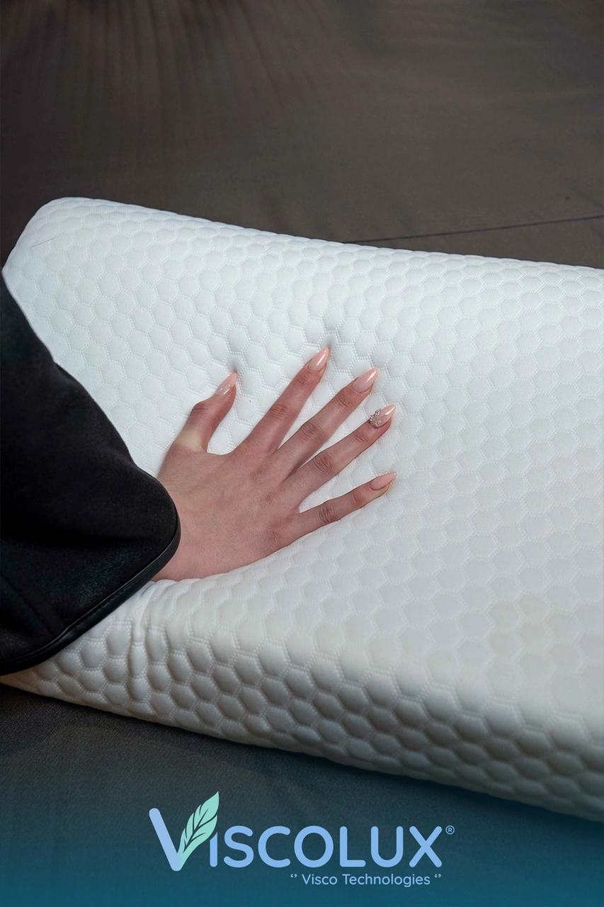 Mega Boy Ortopedik Yastık - Boyun Destekli Visco Yastık 60x40x11/8 Yeşil