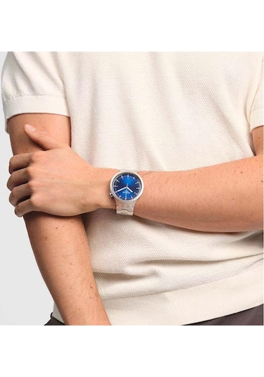 Swatch Sb07s102g Indıgo Hour Erkek Kol Saati Metal
