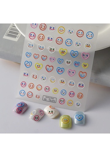 1 Adet Siyah Beyaz Yay Kelebek 5d Tırnak Çıkartmalar Nail Art Dekorasyon Kabartma Disney Karikatür Çiçek Nail Art Çıkartmalar Tırnak Malzemeleri Şeftali