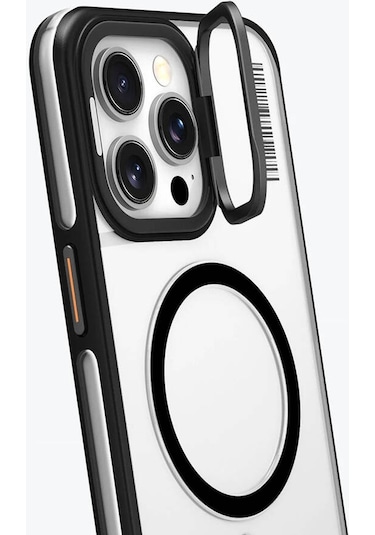 İphone 14 Pro Uyumlu Kılıf Magsafe Şarj Özellikli Youngkit Crystal Grid