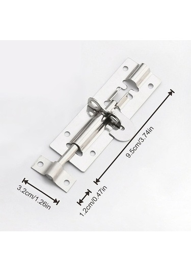 Ebitda Suntek Kapı Mandalı Sürgülü Kilit 3 Kulübeler Soyunma, Küçük Ve Pratik