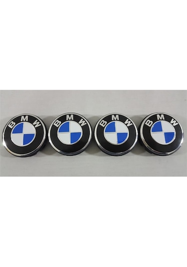 BMW Jant Göbeği Krom 68/65mm 4 Adet , BMW Jant Kapağı