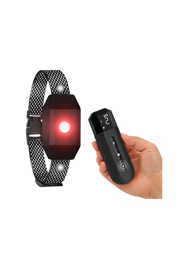 Uu0259b Led Işıklı Köpek Eğitim Cihazı Köpekler İçin Havlama Siyah