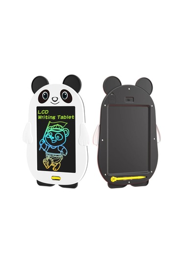 Aopu 2024 Elektronik Yazma Tableti Karikatür Panda Sihirli Çizim Tableti Lcd Yazı Tahtası Lzx Oem Beyaz