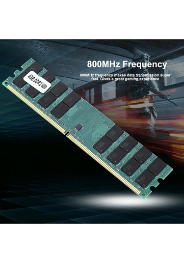 Qingmipy Amd Masaüstü İçin Ddr2 4gb 800mhz Bellek 240pin, Pc2-6400, 1.8v - Stabil Performanslı Veri Aktarımı