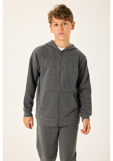 Rolypoly Erkek Çocuk Gri Sweatshirt Gri