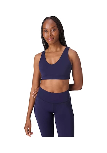 Sweaty Betty Ultımate Studıo Voop Bra 5516 Mavi