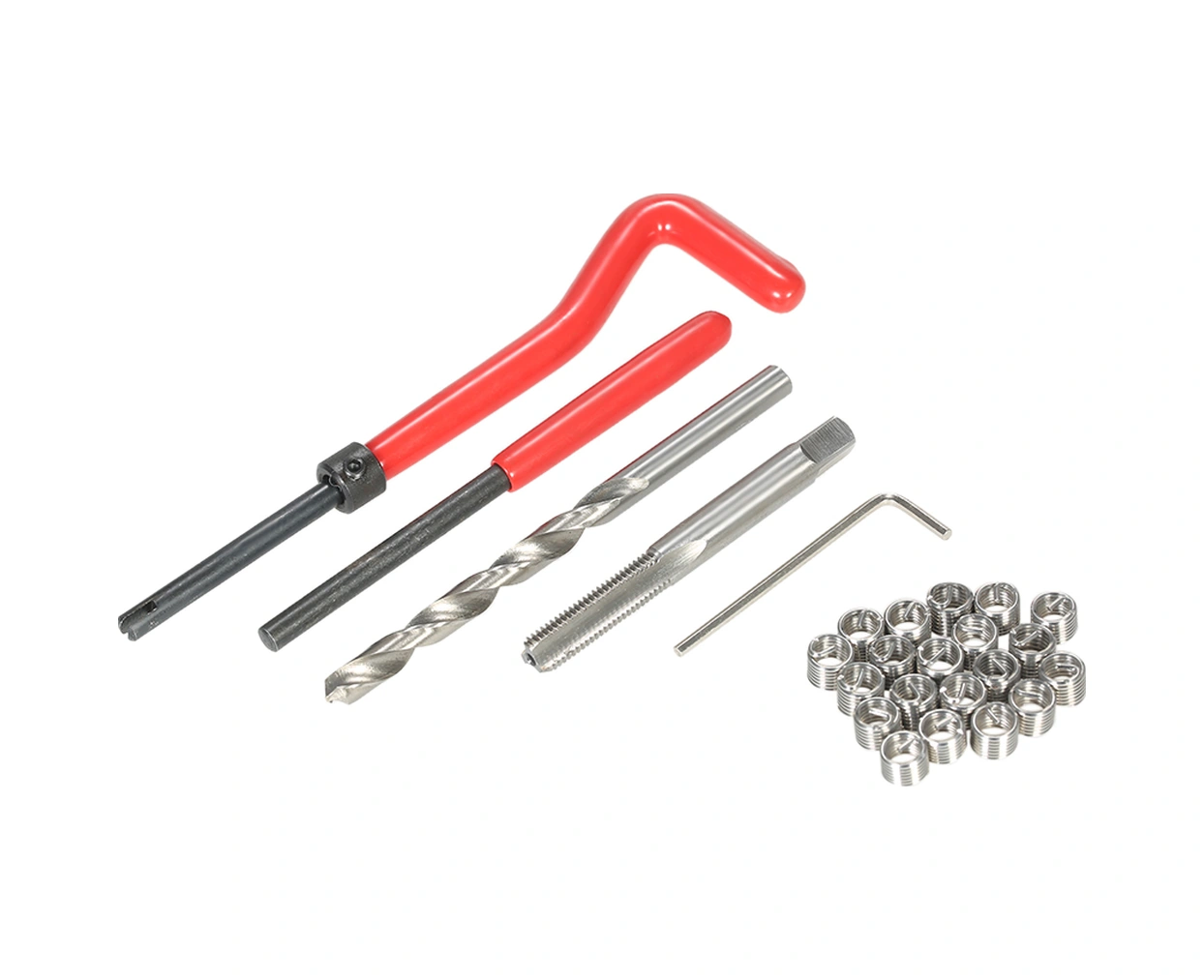 Neevoyu M6 Vida Tamir Seti, Hss Malzeme İle Oto Vida Onarımı Araçları, 25 Parça Kutulu Enstalle Aleti, Tap, Matkap, Kayışlı İnsertler