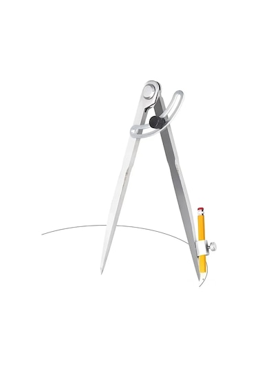 Moveevo 30 Cm Ayarlanabilir Çelik Uçlu Tahta/metal İşleri İçin Çember Çizer, Geniş Yarıçaplı Keskin İşaretleyici, Korumalı Kutu İçeren