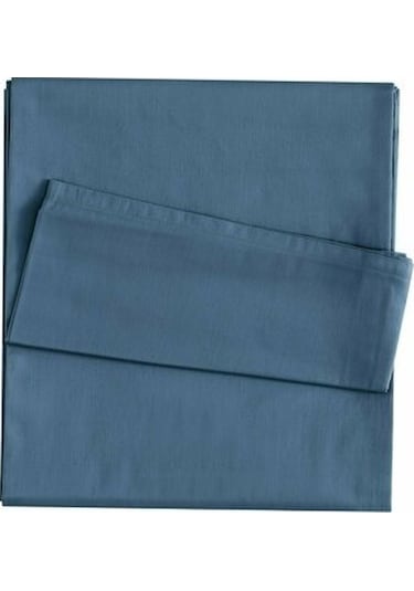 Linens Mix&Match Saten Çift Kişilik Çarşaf İndigo